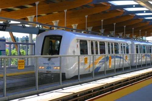 Hilton Vancouver Metrotown skytrain